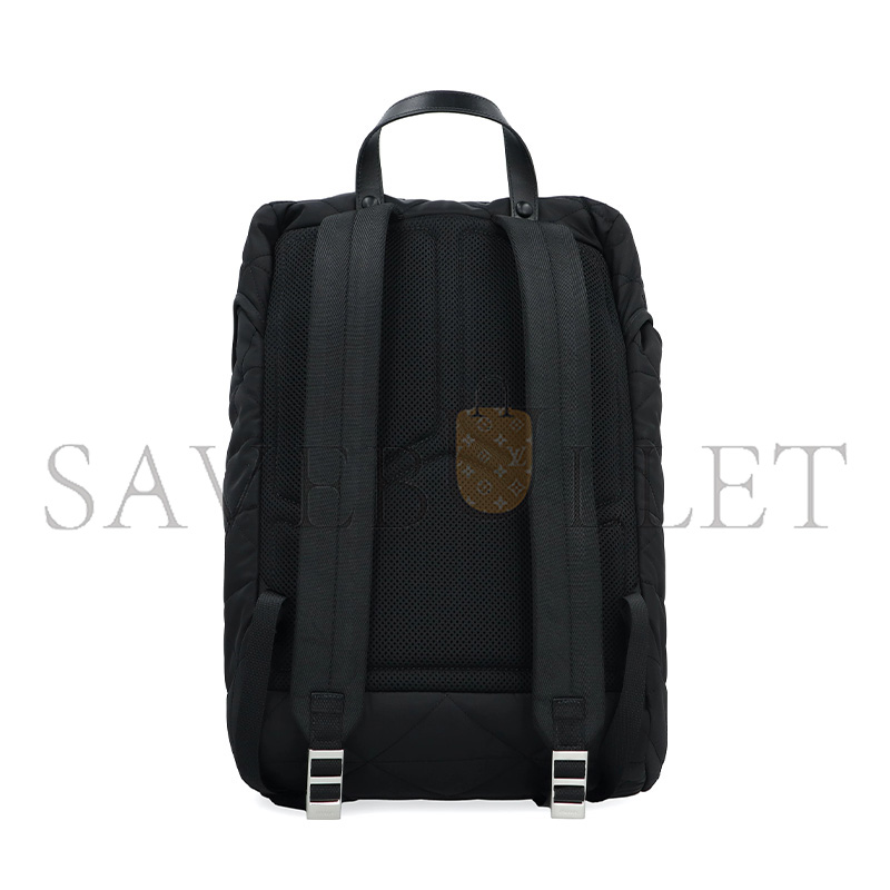 PRADA LOGO DETAIL RE-NYLON BACKPACK 2VZ135 (45*27*17cm) 